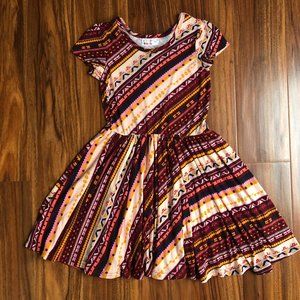 NWT Dot Dot Smile Classic Cap Sleeve Dress Southwest Desert Geometric 5/6